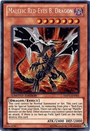 Malefic Red-Eyes B. Dragon (Secret) (YMP1-EN001) - Bonds Beyond Time Movie Pack Limited Bonds Beyond Time Movie Pack Yugioh Single  Squirtle Squad Card Shop.