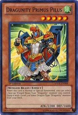 Dragunity Primus Pilus (SDDL-EN009) - Structure Deck: Dragunity Legion Unlimited Structure Deck: Dragunity Legion Yugioh Single  Squirtle Squad Card Shop.