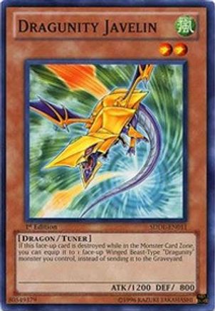 Dragunity Javelin (SDDL-EN011) - Structure Deck: Dragunity Legion 1st Edition Structure Deck: Dragunity Legion Yugioh Single  Squirtle Squad Card Shop.