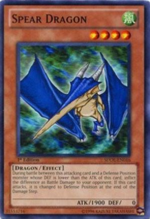 Spear Dragon (SDDL-EN016) - Structure Deck: Dragunity Legion Unlimited Structure Deck: Dragunity Legion Yugioh Single  Squirtle Squad Card Shop.
