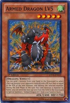 Armed Dragon LV5 (SDDL-EN019) - Structure Deck: Dragunity Legion Unlimited Structure Deck: Dragunity Legion Yugioh Single  Squirtle Squad Card Shop.
