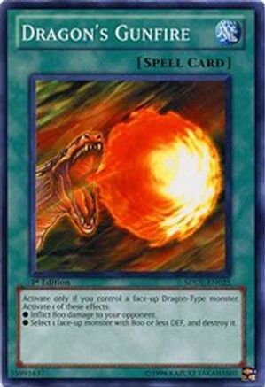 Dragon's Gunfire (SDDL-EN025) - Structure Deck: Dragunity Legion 1st Edition Structure Deck: Dragunity Legion Yugioh Single  Squirtle Squad Card Shop.