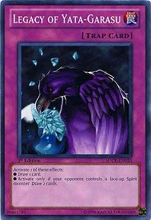 Legacy of Yata-Garasu (SDDL-EN033) - Structure Deck: Dragunity Legion Unlimited Structure Deck: Dragunity Legion Yugioh Single  Squirtle Squad Card Shop.