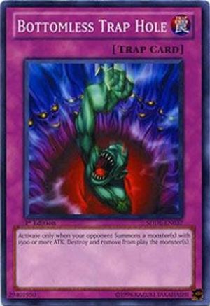 Bottomless Trap Hole (SDDL-EN037) - Structure Deck: Dragunity Legion Unlimited Structure Deck: Dragunity Legion Yugioh Single  Squirtle Squad Card Shop.