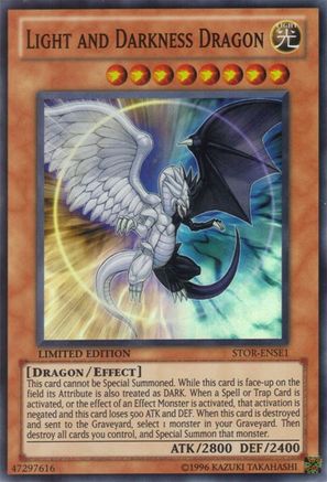 Light and Darkness Dragon (STOR-ENSE1) - Storm of Ragnarok Limited Storm of Ragnarok Yugioh Single  Squirtle Squad Card Shop.
