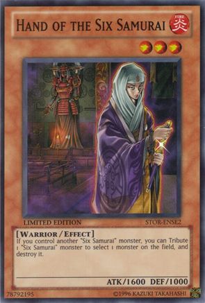 Hand of the Six Samurai (STOR-ENSE2) - Storm of Ragnarok Limited Storm of Ragnarok Yugioh Single  Squirtle Squad Card Shop.