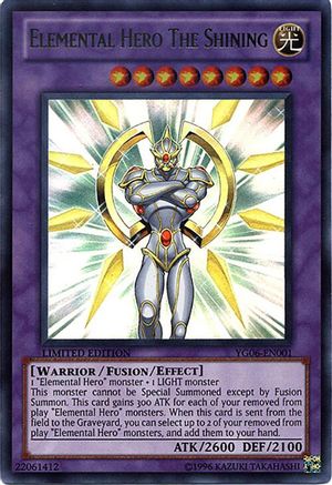 Elemental Hero The Shining (YG06-EN001) - Yu-Gi-Oh! GX Manga Promotional Cards Limited Yu-Gi-Oh! GX Manga Promotional Cards Yugioh Single  Squirtle Squad Card Shop.