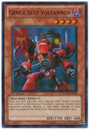 Genex Ally Volcannon (HA04-EN004) - Hidden Arsenal 4 1st Edition Hidden Arsenal 4 Yugioh Single  Squirtle Squad Card Shop.