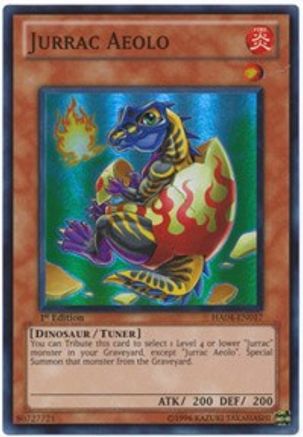 Jurrac Aeolo (HA04-EN017) - Hidden Arsenal 4 1st Edition Hidden Arsenal 4 Yugioh Single  Squirtle Squad Card Shop.
