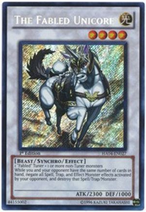 The Fabled Unicore (HA04-EN027) - Hidden Arsenal 4 1st Edition Hidden Arsenal 4 Yugioh Single  Squirtle Squad Card Shop.