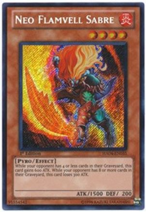 Neo Flamvell Sabre (HA04-EN035) - Hidden Arsenal 4 Unlimited Hidden Arsenal 4 Yugioh Single  Squirtle Squad Card Shop.