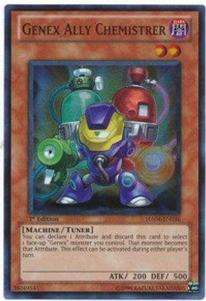 Genex Ally Chemistrer (HA04-EN036) - Hidden Arsenal 4 Unlimited Hidden Arsenal 4 Yugioh Single  Squirtle Squad Card Shop.