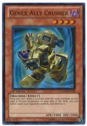 Genex Ally Crusher (HA04-EN039) - Hidden Arsenal 4 1st Edition Hidden Arsenal 4 Yugioh Single  Squirtle Squad Card Shop.