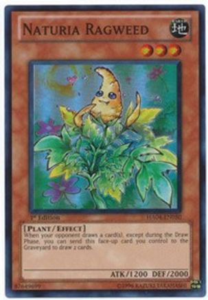 Naturia Ragweed (HA04-EN050) - Hidden Arsenal 4 Unlimited Hidden Arsenal 4 Yugioh Single  Squirtle Squad Card Shop.