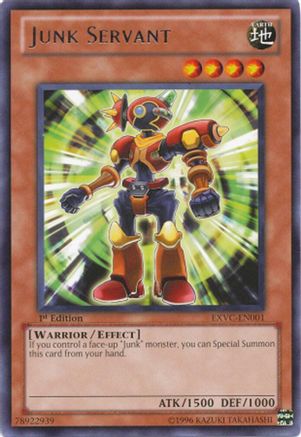 Junk Servant (EXVC-EN001) - Extreme Victory 1st Edition Extreme Victory Yugioh Single  Squirtle Squad Card Shop.