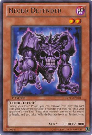 Necro Defender (EXVC-EN004) - Extreme Victory Unlimited Extreme Victory Yugioh Single  Squirtle Squad Card Shop.