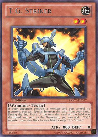 T.G. Striker (EXVC-EN017) - Extreme Victory Unlimited Extreme Victory Yugioh Single  Squirtle Squad Card Shop.