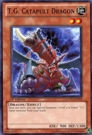 T.G. Catapult Dragon (EXVC-EN019) - Extreme Victory Unlimited Extreme Victory Yugioh Single  Squirtle Squad Card Shop.