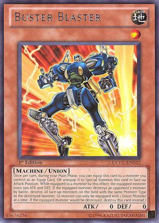 Buster Blaster (EXVC-EN022) - Extreme Victory Unlimited Extreme Victory Yugioh Single  Squirtle Squad Card Shop.