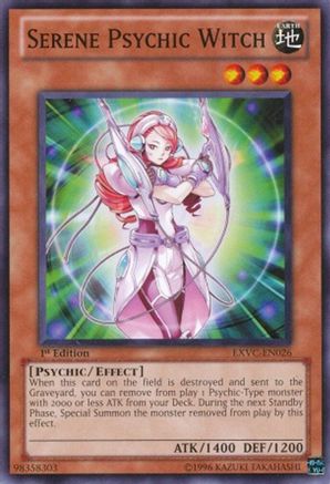 Serene Psychic Witch (EXVC-EN026) - Extreme Victory Unlimited Extreme Victory Yugioh Single  Squirtle Squad Card Shop.