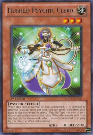 Hushed Psychic Cleric (EXVC-EN027) - Extreme Victory 1st Edition Extreme Victory Yugioh Single  Squirtle Squad Card Shop.