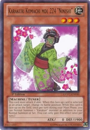 Karakuri Komachi mdl 224 "Ninishi" (EXVC-EN030) - Extreme Victory Unlimited Extreme Victory Yugioh Single  Squirtle Squad Card Shop.