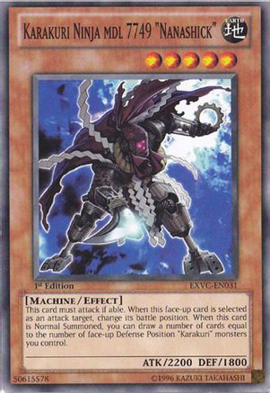 Karakuri Ninja mdl 7749 "Nanashick" (EXVC-EN031) - Extreme Victory Unlimited Extreme Victory Yugioh Single  Squirtle Squad Card Shop.