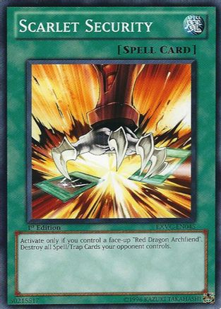 Scarlet Security (EXVC-EN045) - Extreme Victory 1st Edition Extreme Victory Yugioh Single  Squirtle Squad Card Shop.