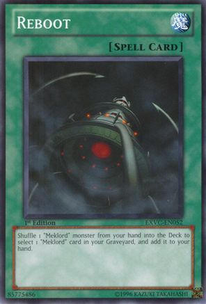 Reboot (EXVC-EN052) - Extreme Victory 1st Edition Extreme Victory Yugioh Single  Squirtle Squad Card Shop.