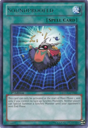 Soundproofed (EXVC-EN060) - Extreme Victory 1st Edition Extreme Victory Yugioh Single  Squirtle Squad Card Shop.