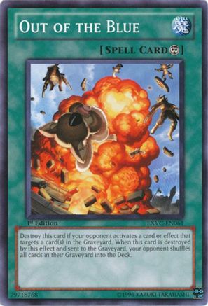 Out of the Blue (EXVC-EN061) - Extreme Victory 1st Edition Extreme Victory Yugioh Single  Squirtle Squad Card Shop.