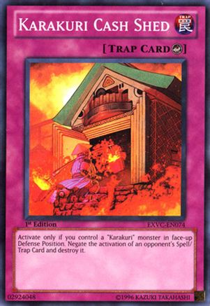 Karakuri Cash Shed (EXVC-EN074) - Extreme Victory 1st Edition Extreme Victory Yugioh Single  Squirtle Squad Card Shop.