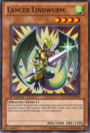 Lancer Lindwurm (EXVC-EN092) - Extreme Victory Unlimited Extreme Victory Yugioh Single  Squirtle Squad Card Shop.