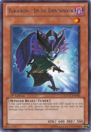 Blackwing - Jin the Rain Shadow (EXVC-EN096) - Extreme Victory Unlimited Extreme Victory Yugioh Single  Squirtle Squad Card Shop.