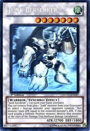 Junk Berserker (Ghost Rare) (EXVC-EN037) - Extreme Victory Unlimited Extreme Victory Yugioh Single  Squirtle Squad Card Shop.