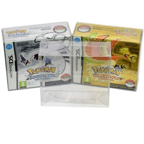 DS Pokemon Heartgold/Soulsilver Box EVORETRO Protector 0.40MM - Pack of 1 EVORETRO Canada Video Game Protectors  Squirtle Squad Card Shop.