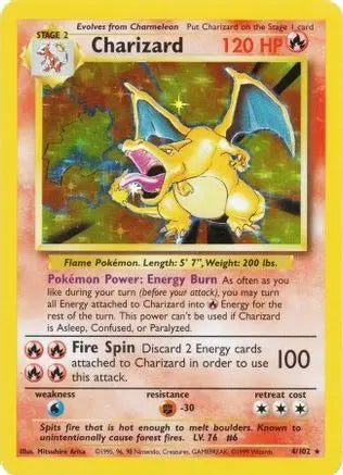 Charizard 004 - Holofoil Base Set - Holo Rare