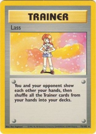 Lass 075  Base Set - Rare Base Set Pokemon Single  Squirtle Squad Card Shop.