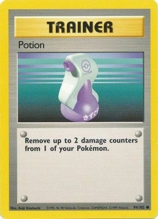 Potion 094/102 - Base Set Unlimited - Common Pokémon Card