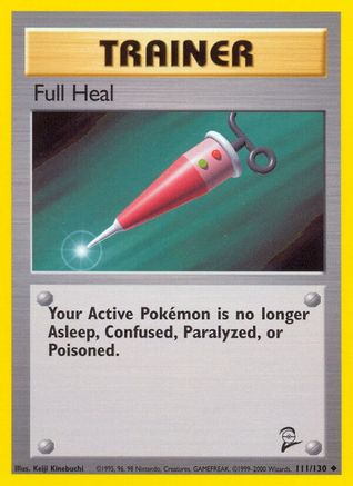 Full Heal 111  Base Set 2 - Uncommon Base Set 2 Pokemon Single  Squirtle Squad Card Shop.