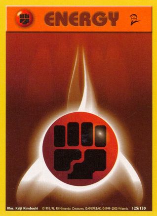 Fighting Energy 125  Base Set 2 - Common Base Set 2 Pokemon Single  Squirtle Squad Card Shop.