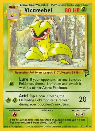 Victreebel 032  Base Set 2 - Rare Base Set 2 Pokemon Single  Squirtle Squad Card Shop.
