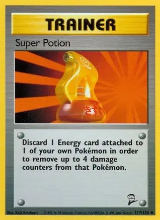 Super Potion 117  Base Set 2 - Uncommon Base Set 2 Pokemon Single  Squirtle Squad Card Shop.