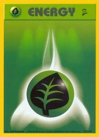 Grass Energy 127  Base Set 2 - Common Base Set 2 Pokemon Single  Squirtle Squad Card Shop.