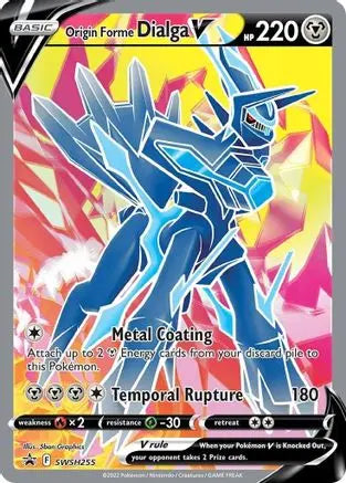 Origin Forme Dialga V SWSH255  - Holofoil SWSH Sword & Shield Promo Cards - Promo SWSH: Sword & Shield Promo Cards Pokemon Single  Squirtle Squad Card Shop.