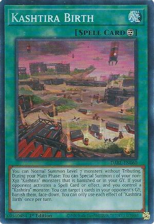 Kashtira Birth (DABL-EN060) - Darkwing Blast 1st Edition Darkwing Blast Yugioh Single  Squirtle Squad Card Shop.