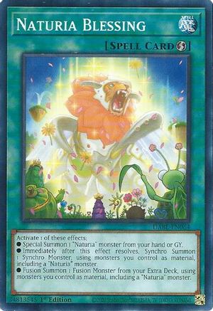 Naturia Blessing (DABL-EN064) - Darkwing Blast 1st Edition Darkwing Blast Yugioh Single  Squirtle Squad Card Shop.