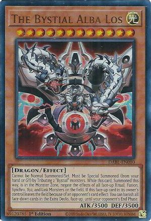 The Bystial Alba Los (DABL-EN010) - Darkwing Blast 1st Edition Darkwing Blast Yugioh Single  Squirtle Squad Card Shop.
