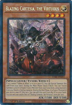 Blazing Cartesia, the Virtuous (DABL-EN011) - Darkwing Blast 1st Edition Darkwing Blast Yugioh Single  Squirtle Squad Card Shop.