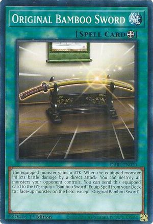 Original Bamboo Sword (DABL-EN070) - Darkwing Blast 1st Edition Darkwing Blast Yugioh Single  Squirtle Squad Card Shop.